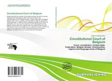 Portada del libro de Constitutional Court of Belgium