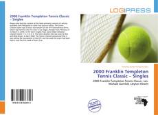 Buchcover von 2000 Franklin Templeton Tennis Classic – Singles