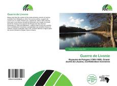 Portada del libro de Guerre de Livonie