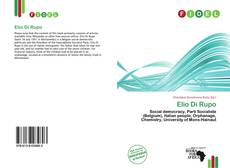 Copertina di Elio Di Rupo