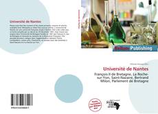 Capa do livro de Université de Nantes 