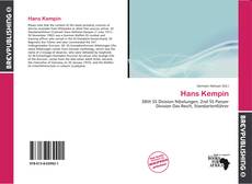 Buchcover von Hans Kempin