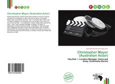 Copertina di Christopher Mayer (Australian Actor)