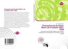 Buchcover von Championnat de Saint-Marin de Football 1997-1998