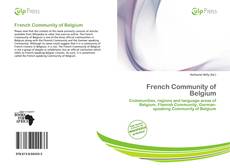 Bookcover of French Community of Belgium