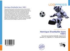 Copertina di Henrique (Footballer born 1981)