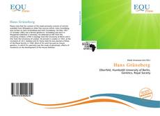 Copertina di Hans Grüneberg