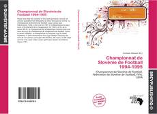 Buchcover von Championnat de Slovénie de Football 1994-1995