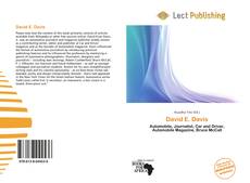 Portada del libro de David E. Davis