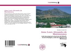 Capa do livro de Anne Louis Alexandre de Montmorency 