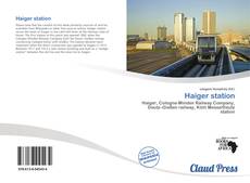 Bookcover of Haiger station