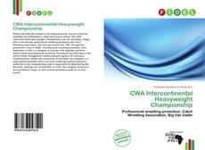 Buchcover von CWA Intercontinental Heavyweight Championship