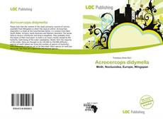 Bookcover of Acrocercops didymella