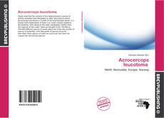 Buchcover von Acrocercops leucotoma 