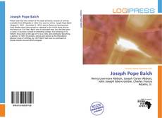 Couverture de Joseph Pope Balch