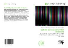 Bookcover of Gabriel Constantinovitch de Russie