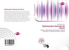 Обложка Salamandre Géante de Chine