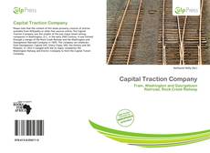 Bookcover of Capital Traction Company