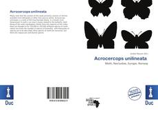 Buchcover von Acrocercops unilineata 