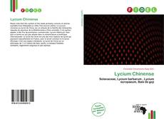 Portada del libro de Lycium Chinense