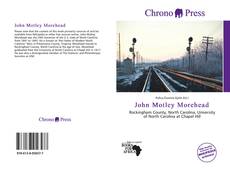 Portada del libro de John Motley Morehead