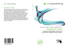 Bookcover of Carleton S. Coon