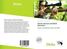 Buchcover von Form-versus-content Humour