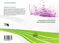 Portada del libro de Caloptilia loxocentra