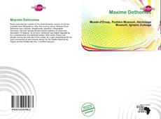 Buchcover von Maxime Dethomas