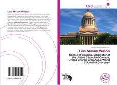 Lois Miriam Wilson kitap kapağı