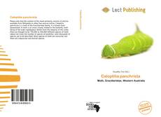 Portada del libro de Caloptilia panchrista 