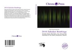 Bookcover of 2010 Zahedan Bombings