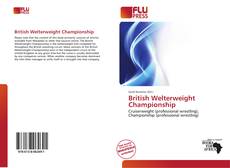 British Welterweight Championship的封面