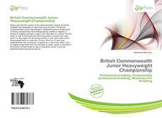 Bookcover of British Commonwealth Junior Heavyweight Championship