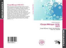 Buchcover von Coupe Mitropa 1970-1971