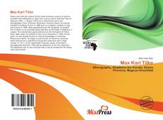 Buchcover von Max Karl Tilke