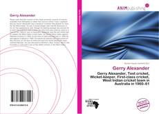 Couverture de Gerry Alexander