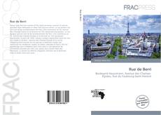 Buchcover von Rue de Berri