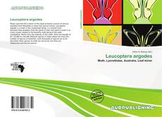 Portada del libro de Leucoptera argodes