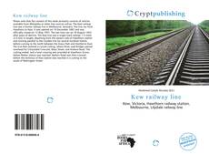 Buchcover von Kew railway line