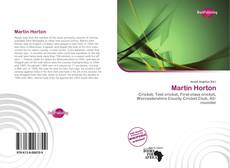 Bookcover of Martin Horton