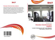 Hendon Central tube station的封面