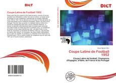 Coupe Latine de Football 1952的封面