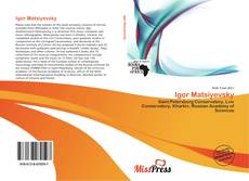 Igor Matsiyevsky的封面