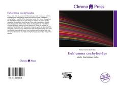 Portada del libro de Eublemma cochylioides