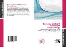 Buchcover von Barnsley East (UK Parliament Constituency)