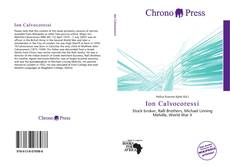 Portada del libro de Ion Calvocoressi