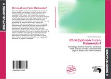 Christoph von Fürer-Haimendorf kitap kapağı