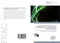 Copertina di Consultation Document on the Methods for Selecting the Chief Executive