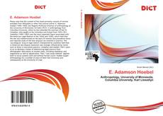 E. Adamson Hoebel的封面